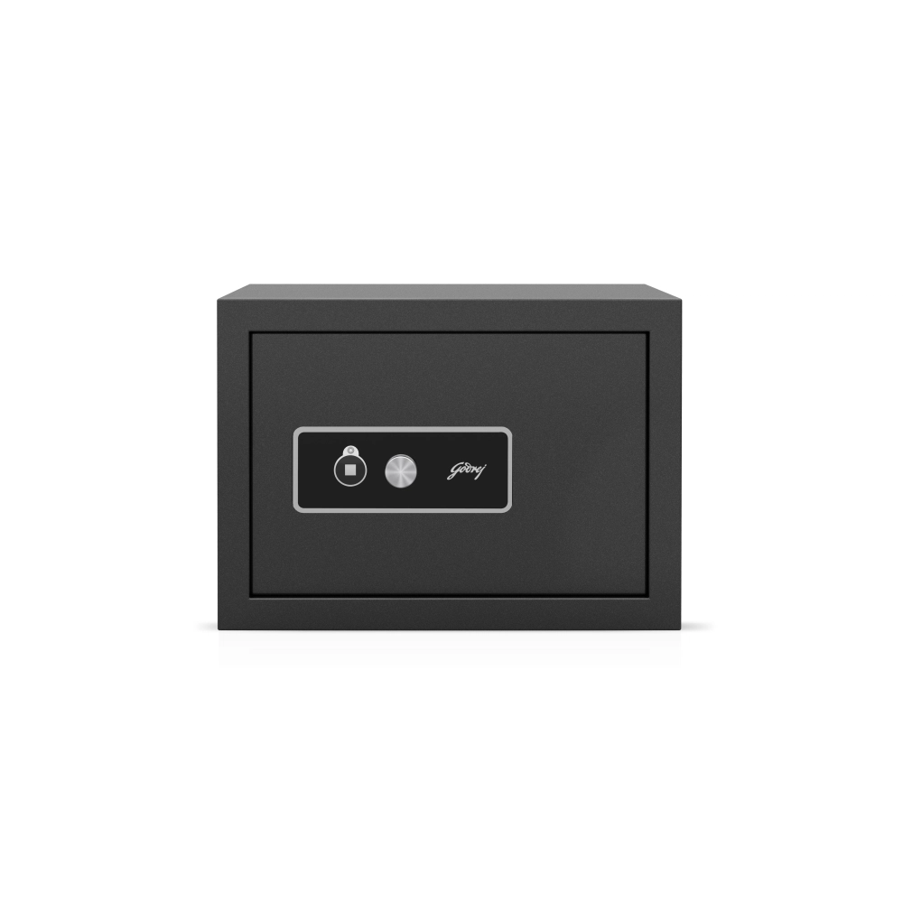 1 (10) Godrej NX Pro Key Lock (15L) Ebony Home Locker - Image 1